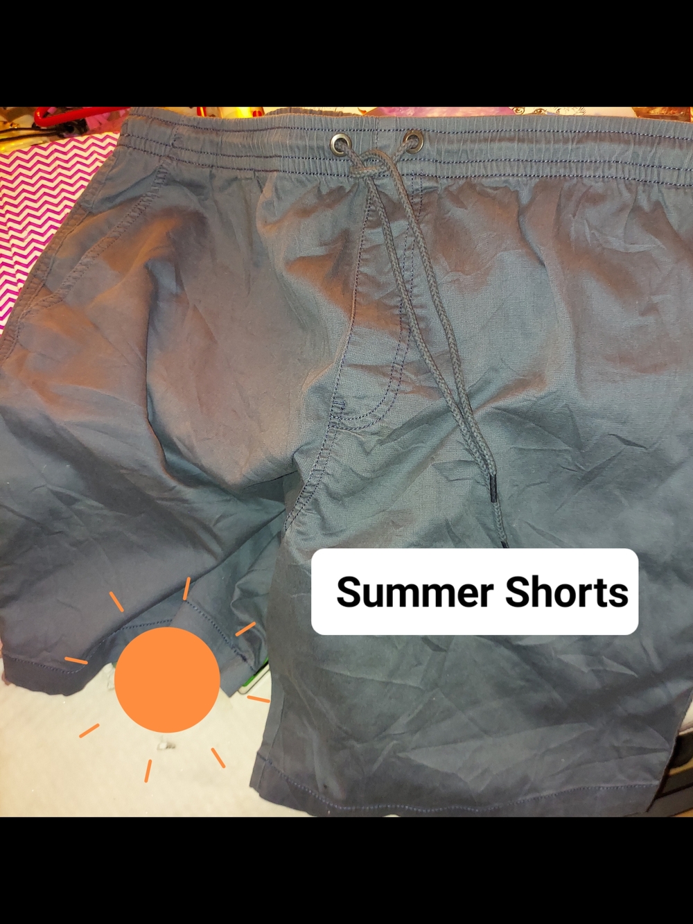 George Men's Summer Athletic Shorts in Charcoal Gray